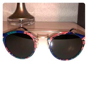 Oliver Peoples Tribal Frame Funky Sunglasses